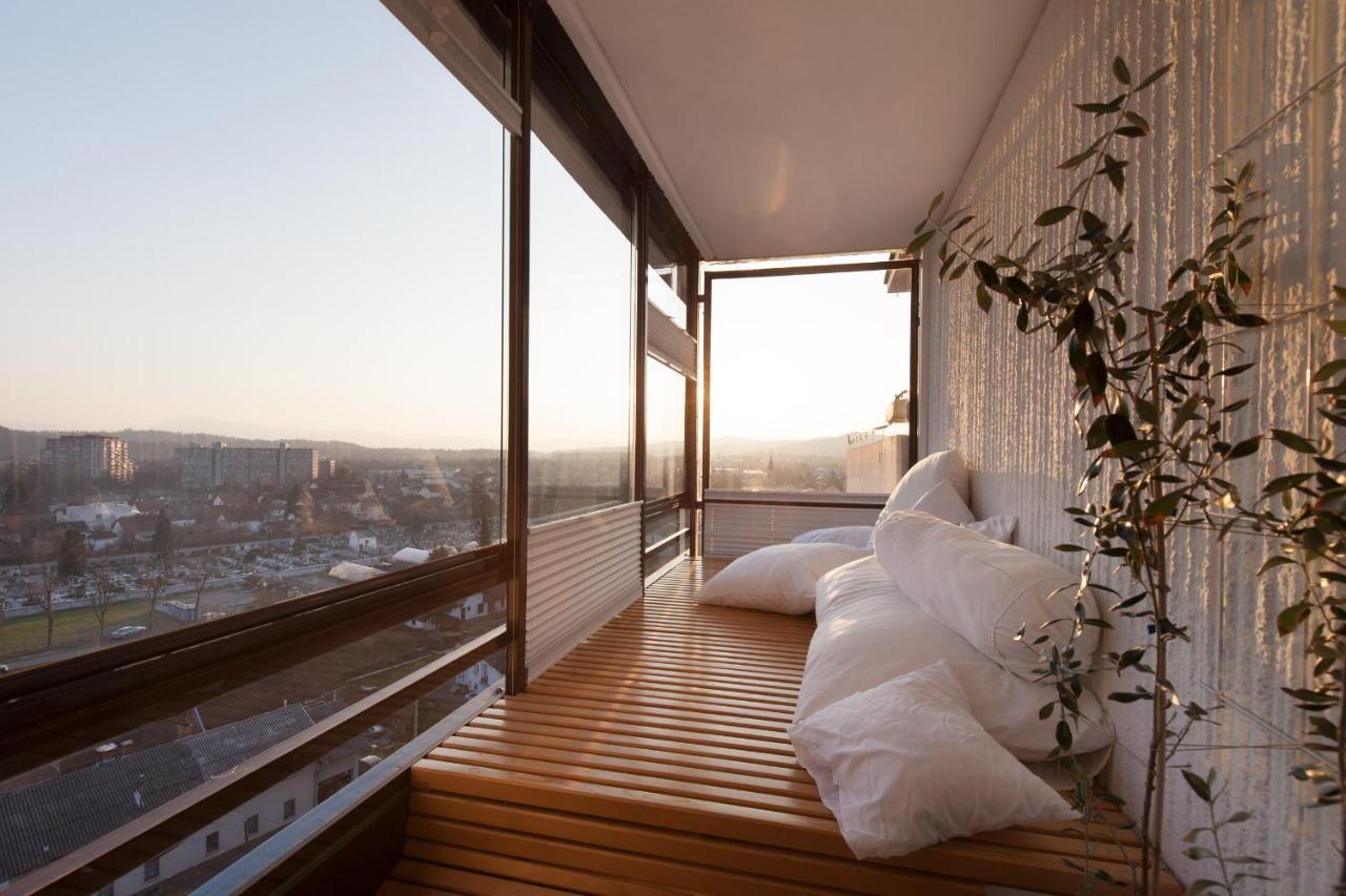 Bright Penthaus Apartement, with a wonderful view Laibach Exterior foto